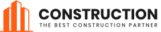 construction company logo dark